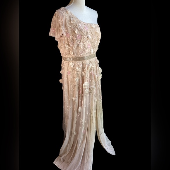 NWT Mac Duggal 3D Floral One Shoulder Gown. B282 - Picture 8 of 16